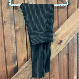 Loft pinstriped dress pants/ leggings